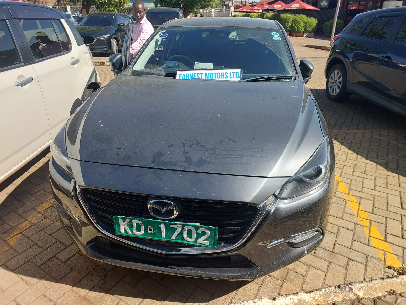 A happy customer for import on behalf-Mazda Axela